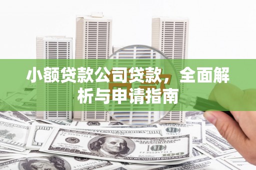 原阳小额贷款公司贷款，全面解析与申请指南