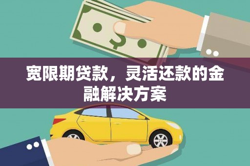 原阳宽限期贷款，灵活还款的金融解决方案