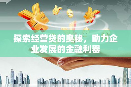 原阳探索经营贷的奥秘，助力企业发展的金融利器