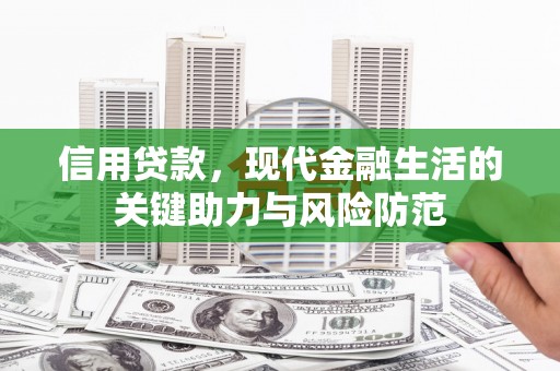 原阳信用贷款，现代金融生活的关键助力与风险防范