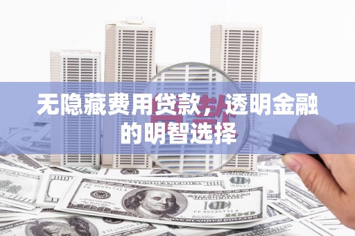 原阳无隐藏费用贷款，透明金融的明智选择