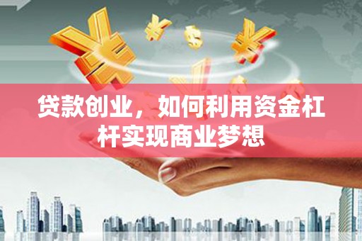 原阳贷款创业，如何利用资金杠杆实现商业梦想