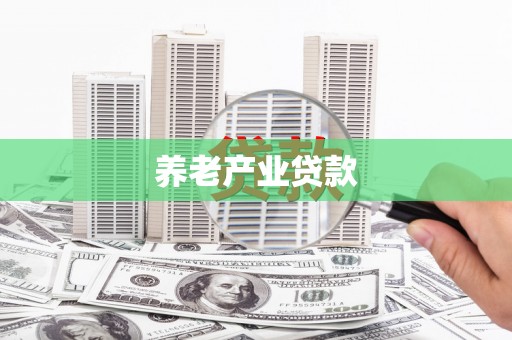 原阳养老产业贷款