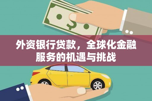 原阳外资银行贷款，全球化金融服务的机遇与挑战